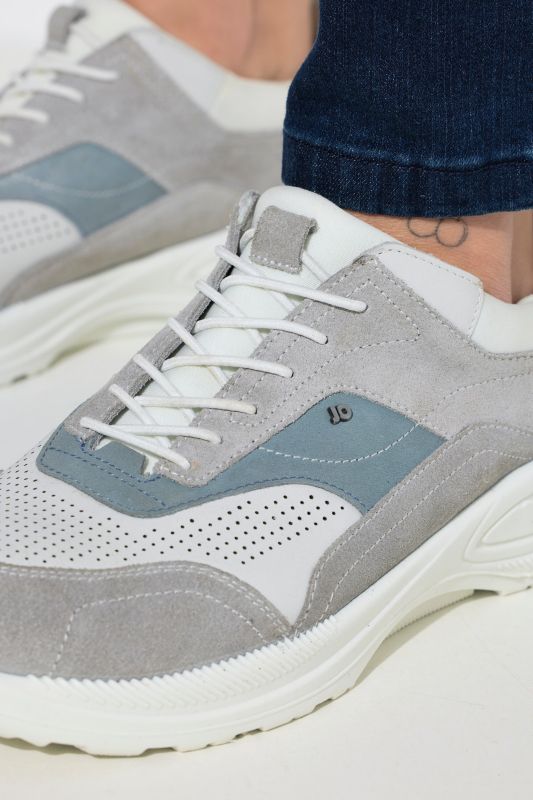 Sneakers en cuir Jomos, semelle Pur-Air Comfort - largeur K