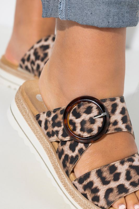 Mules Remonte Soft, fermeture à scratch, semelle intérieure amovible - largeur F 1/2