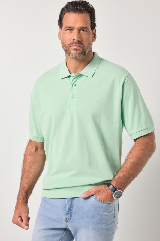 Polo en piqué à manches courtes, coupe ventre confort, collection Basic - du XXL au 10 XL