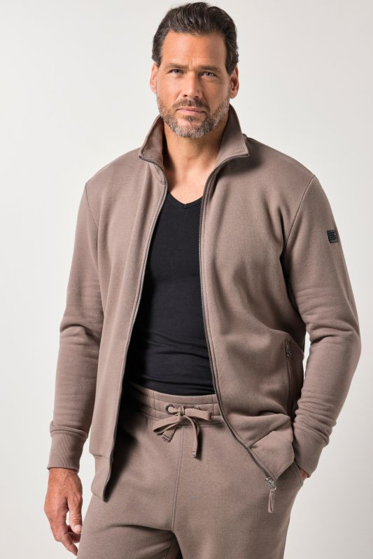 Veste en molleton, col montant - jusqu'au 8 XL