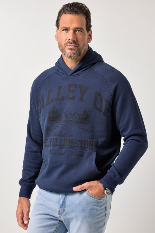 Sweat-shirt à capuche JP 1880, avec poche kangourou - jusqu'au 8 XL