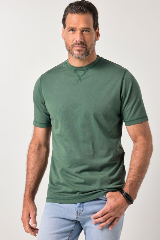 T-shirt JP 1880 style vintage, manches courtes et surpiqûres - jusqu'au 8 XL