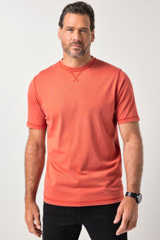 T-shirt JP 1880 style vintage, manches courtes et surpiqûres - jusqu'au 8 XL