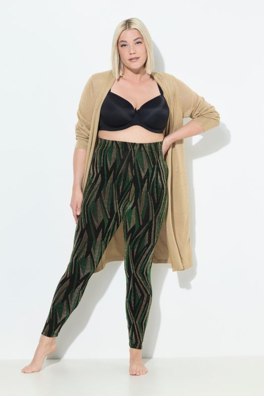 Legging-collant motif animal, matière brillante