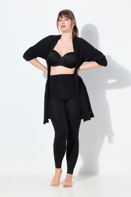 Legging-collant thermique, doublure douce, strass fantaisie