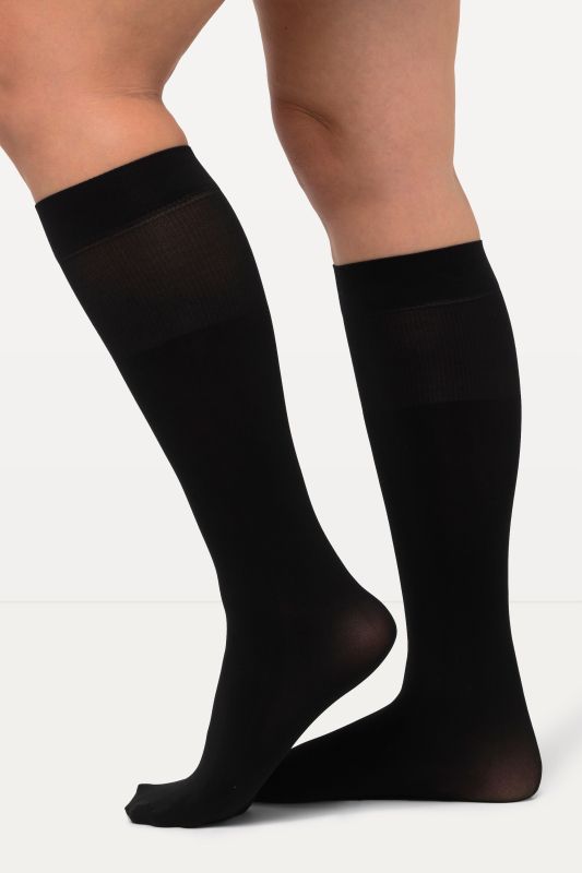 Mi-bas respirants en microfibre, 40 deniers