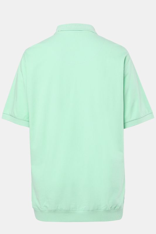 Polo en piqué à manches courtes, coupe ventre confort, collection Basic - du XXL au 10 XL