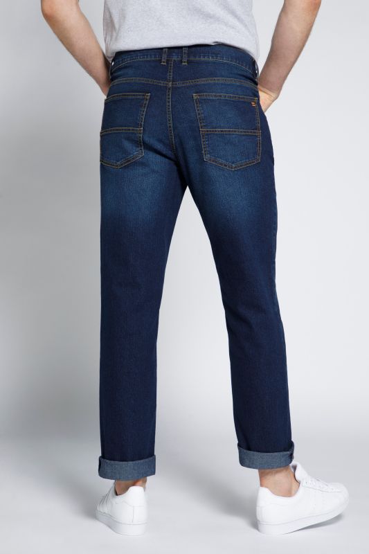 Jeans STHUGE, ventre confort, coupe Regular Fit, 5 poches, jusqu'à la taille 72