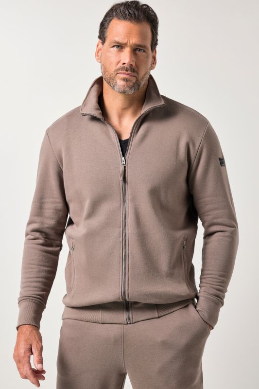 Veste en molleton, col montant - jusqu'au 8 XL