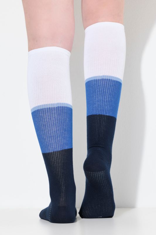 Bas de compression (hauteur genou), avec dégradé de couleurs