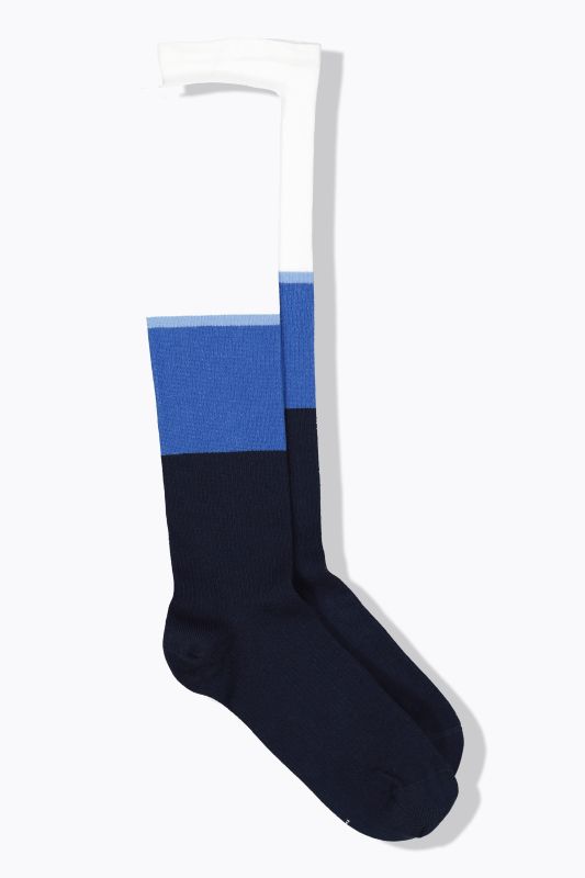 Bas de compression (hauteur genou), avec dégradé de couleurs