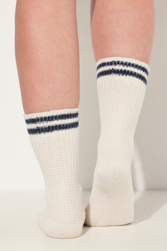 Bas, aspect gaufré, rayures