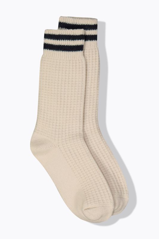 Bas, aspect gaufré, rayures