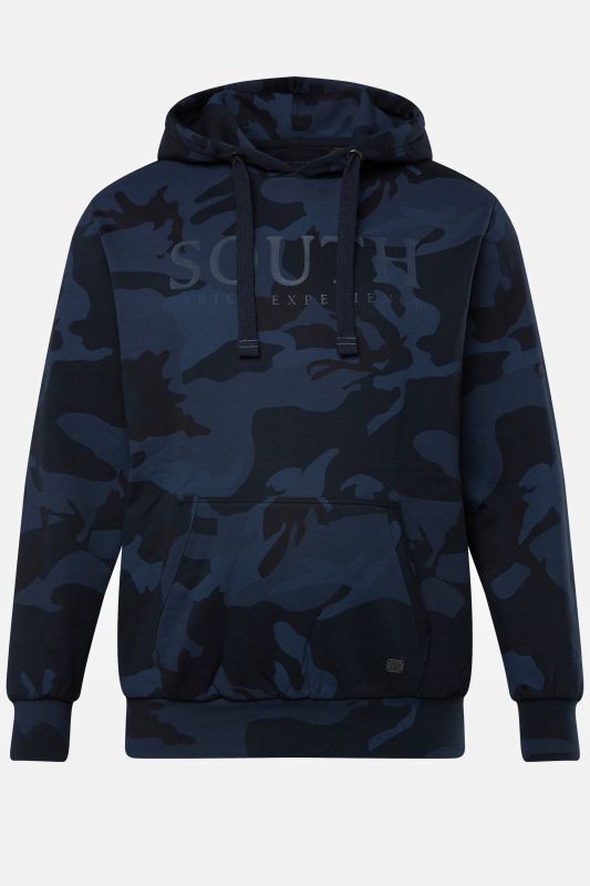 Sweat-shirt à capuche, imprimé camouflage - jusqu'au 8 XL
