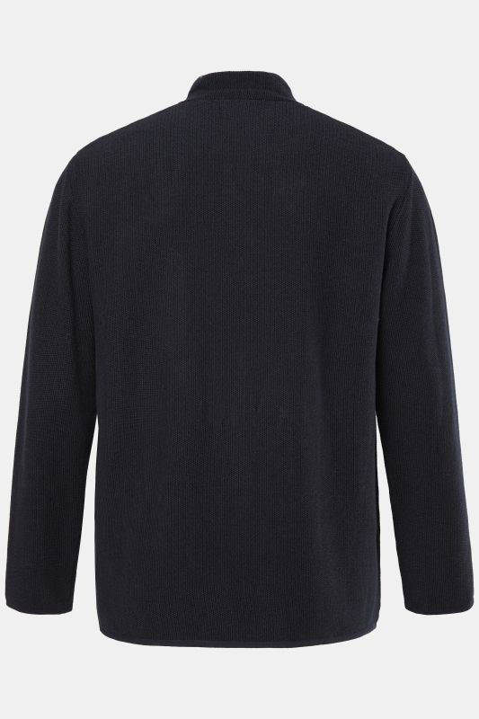 Veston en maille JP 1880, FLEXNAMIC®, col montant, boutons-pression, jusqu'au 8XL