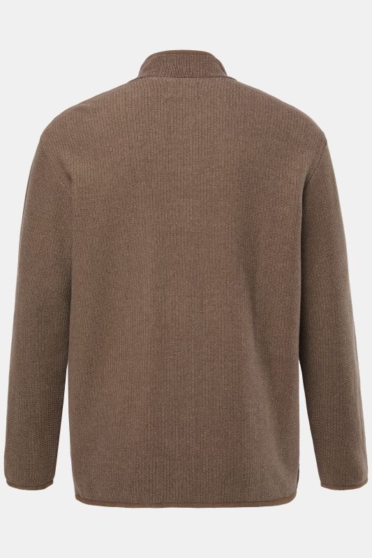 Veston en maille JP 1880, FLEXNAMIC®, col montant, boutons-pression, jusqu'au 8XL