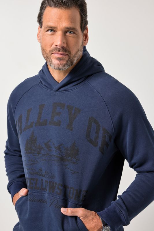 Sweat-shirt à capuche JP 1880, avec poche kangourou - jusqu'au 8 XL