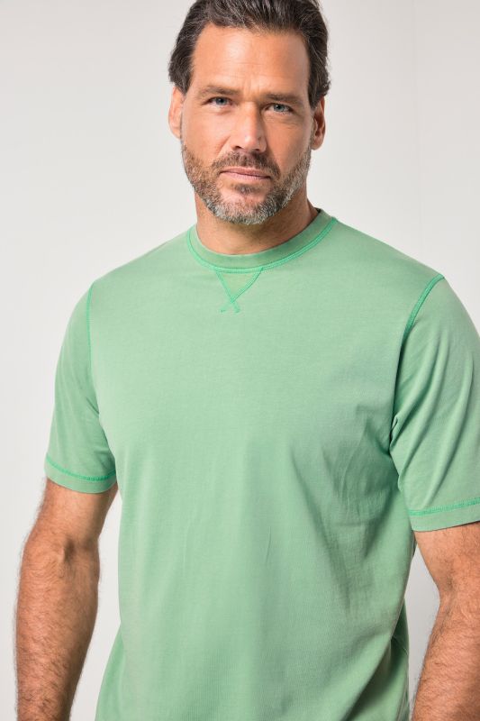 T-shirt JP 1880 style vintage, manches courtes et surpiqûres - jusqu'au 8 XL