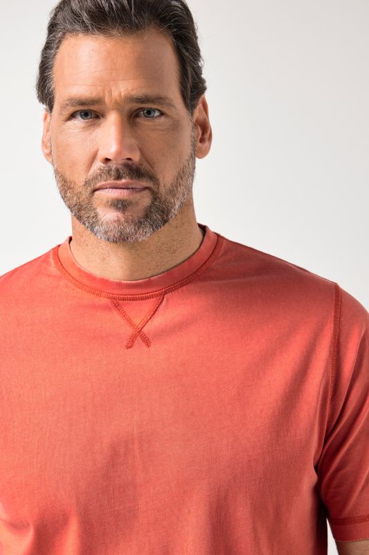 T-shirt JP 1880 style vintage, manches courtes et surpiqûres - jusqu'au 8 XL