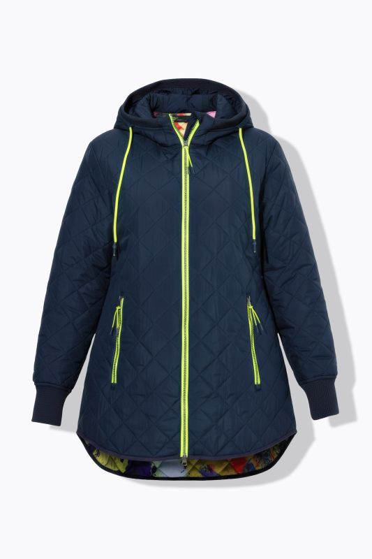 Veste matelassée à doublure imprimée