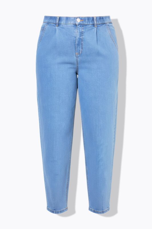 Jean ballon coupe Wide, 5 poches et ceinture élastique