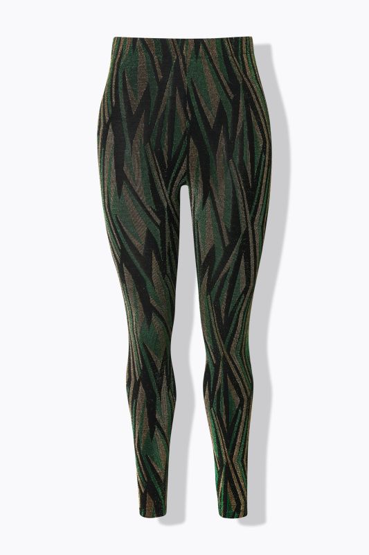 Legging-collant motif animal, matière brillante