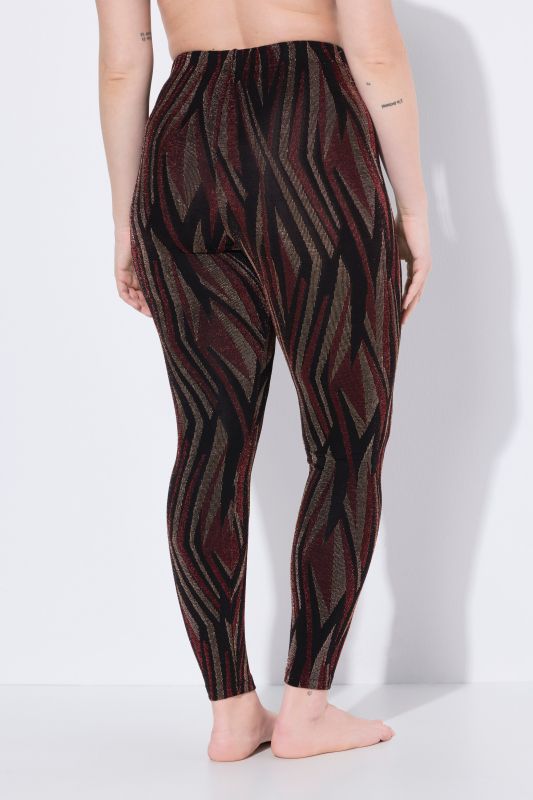 Legging-collant motif animal, matière brillante