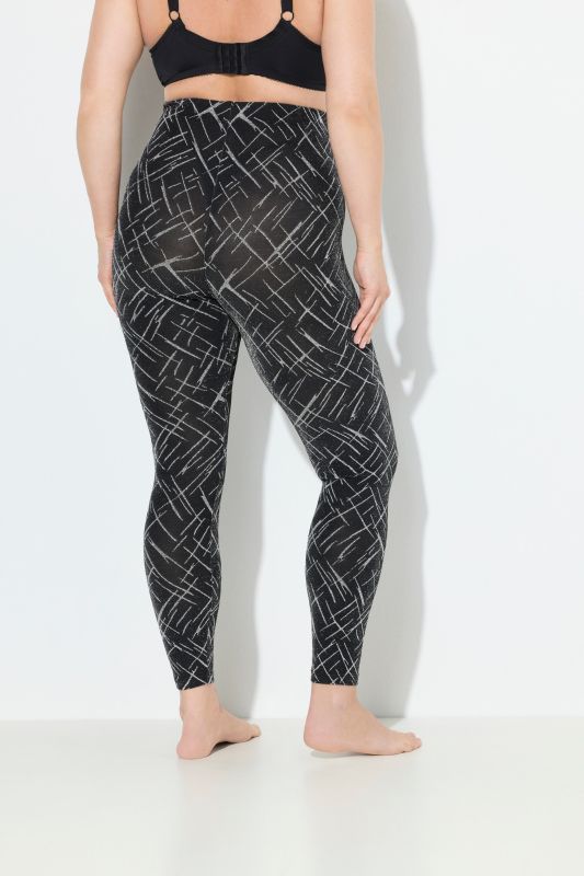 Legging-collant avec motif, matière brillante