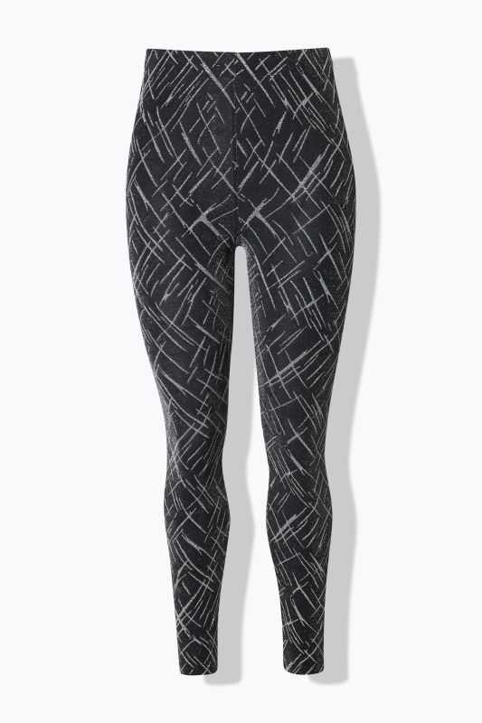Legging-collant avec motif, matière brillante
