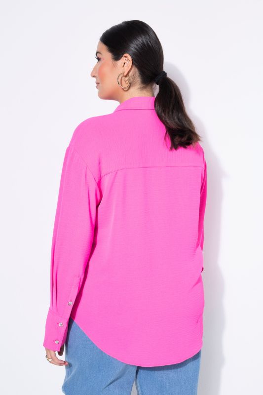 Chemisier oversize. Boutons fantaisie