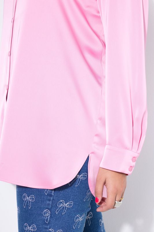 Chemisier oversize en satin