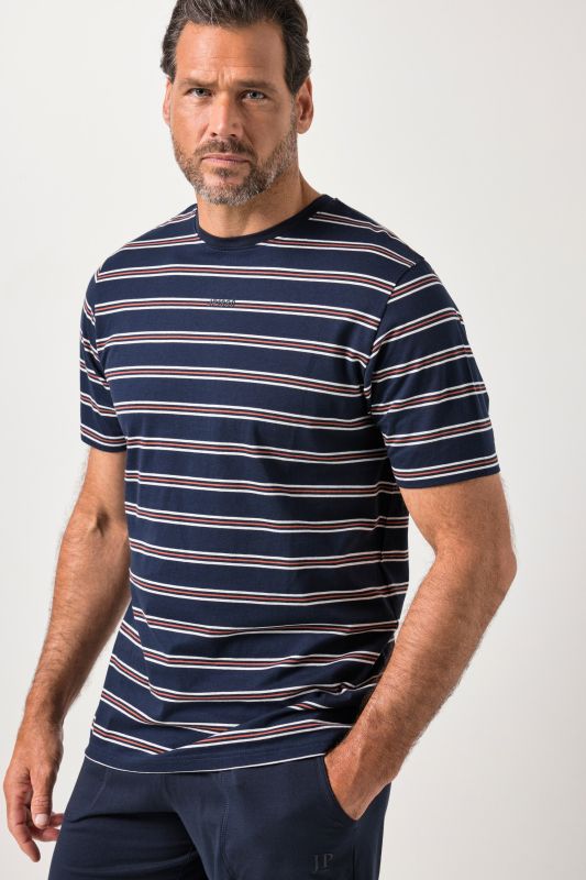 Pyjama JP 1880 deux pièces (T-shirt rayé + short), collection Homewear - jusqu'au 8 XL