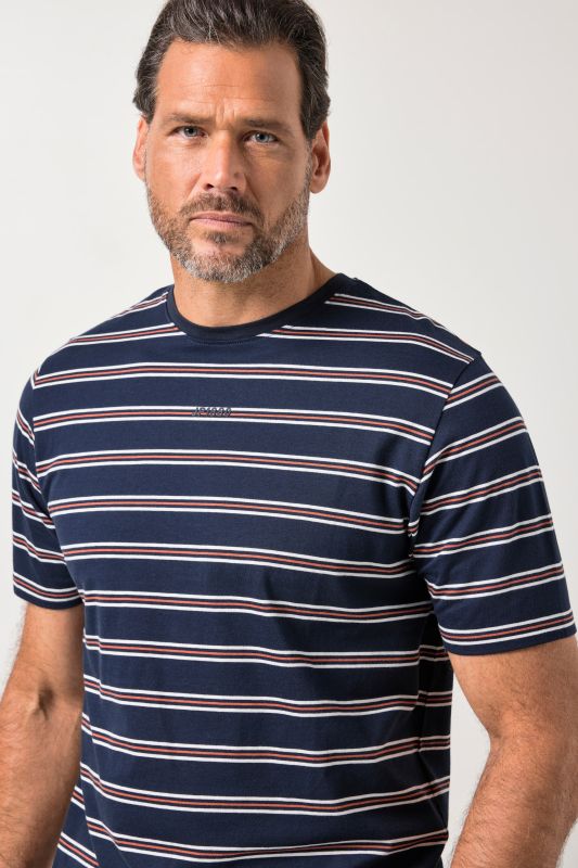 Pyjama JP 1880 deux pièces (T-shirt rayé + short), collection Homewear - jusqu'au 8 XL