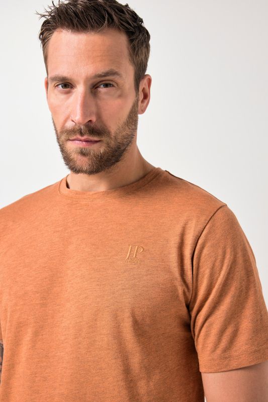 T-shirt JP 1880 en jersey chiné, manches courtes - jusqu'au 8 XL