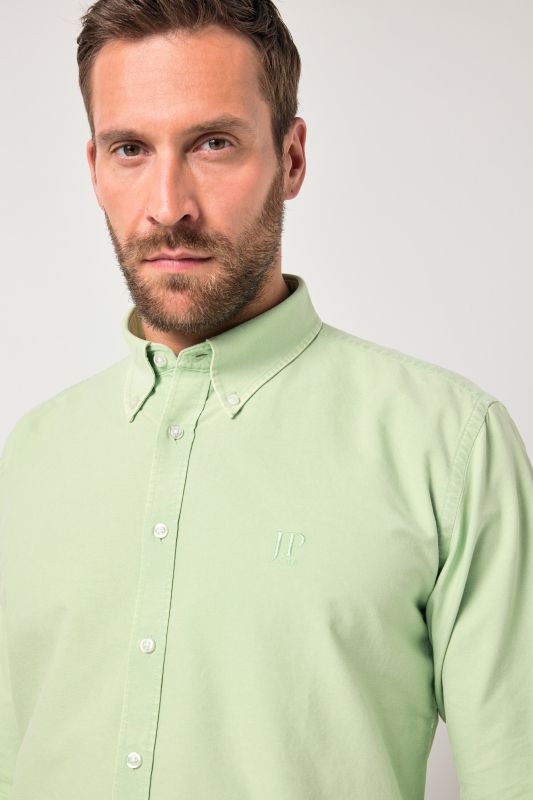 Chemise Oxford JP 1880, finition FLEXNAMIC®, manches longues et col à pointes boutonnées, coupe Modern Fit - jusqu'au 8&nbsp;XL