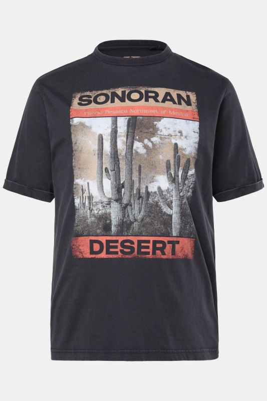 T-shirt JP 1880, manches courtes et imprimé poitrine, style vintage - jusqu'au 8 XL