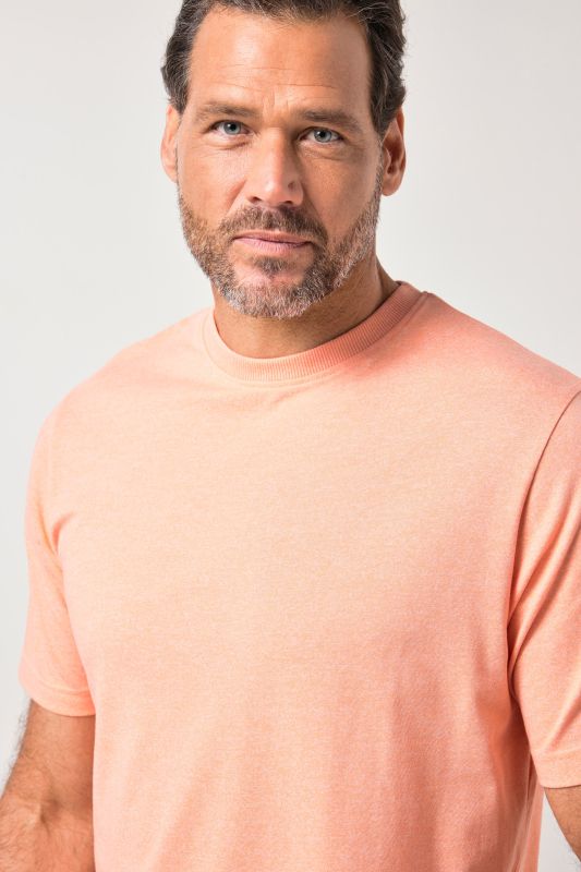 T-shirt JP 1880 en jersey chiné, manches courtes - jusqu'au 8 XL