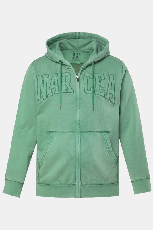 Veste à capuche JP 1880 en molleton, flocage - jusqu'au 8 XL