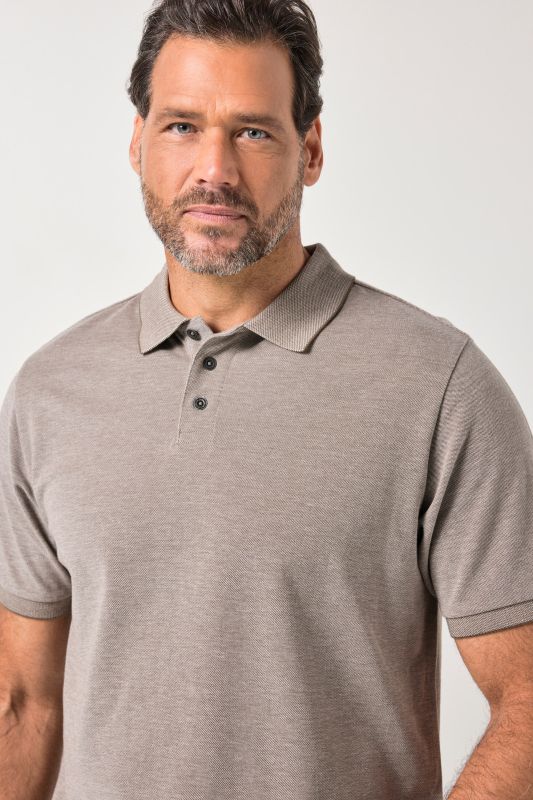 Polo JP 1880 en piqué TwoTone, manches courtes - jusqu'au 8 XL