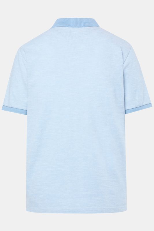 Polo JP 1880 en piqué chiné, manches courtes - jusqu'au 8 XL