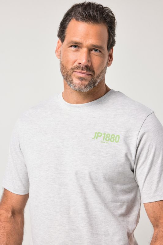 Lot de 2 T-shirts JP 1880, manches courtes et imprimé poitrine - jusqu'au 8 XL