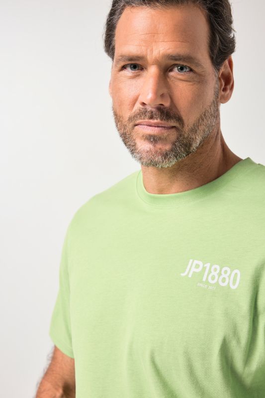 Lot de 2 T-shirts JP 1880, manches courtes et imprimé poitrine - jusqu'au 8 XL