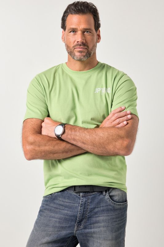 Lot de 2 T-shirts JP 1880, manches courtes et imprimé poitrine - jusqu'au 8 XL