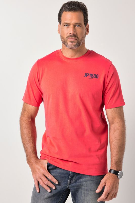 Lot de 2 T-shirts JP 1880, manches courtes et imprimé poitrine - jusqu'au 8 XL