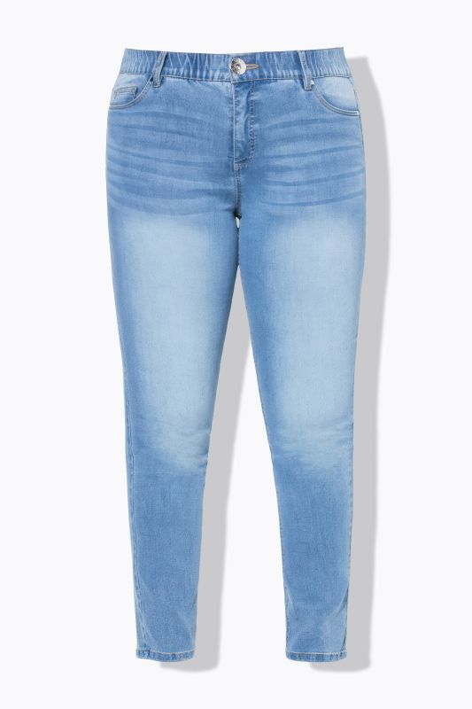 Jean Skinny en denim très doux, 5 poches