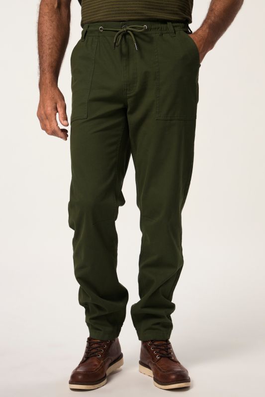 Pantalon en twill à enfiler FLEXNAMIC®, coupe Modern Fit, grandes poches - jusqu'au 8 XL