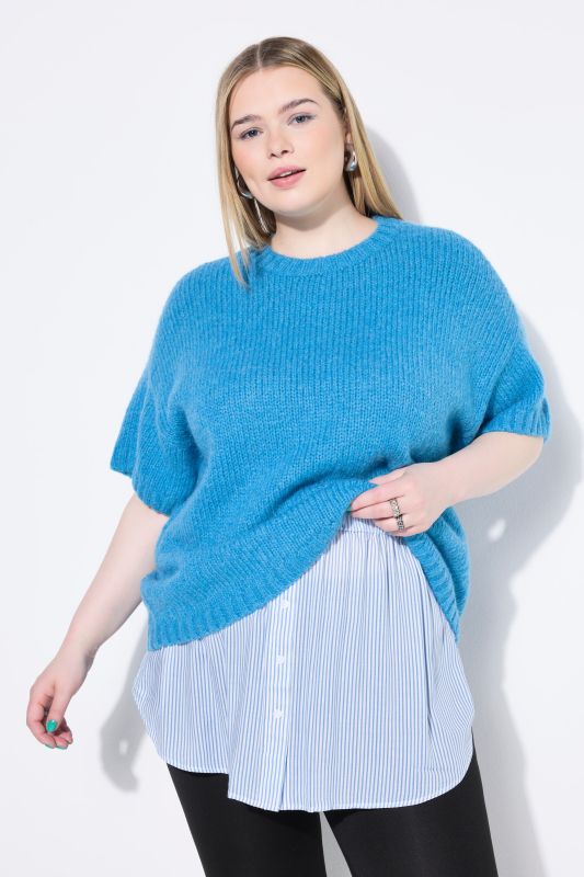 Jupe à superposer, coupe Straight Shape et rayures