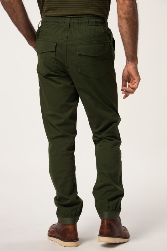 Pantalon en twill à enfiler FLEXNAMIC®, coupe Modern Fit, grandes poches - jusqu'au 8 XL