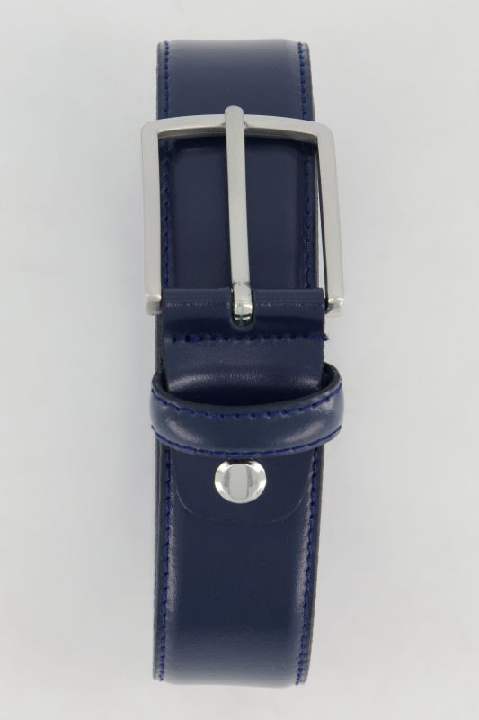 Ceinture en véritable cuir pleine fleur, collection Business - jusqu'à 170 cm