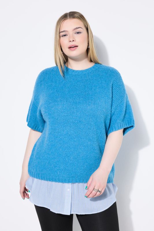 Jupe à superposer, coupe Straight Shape et rayures